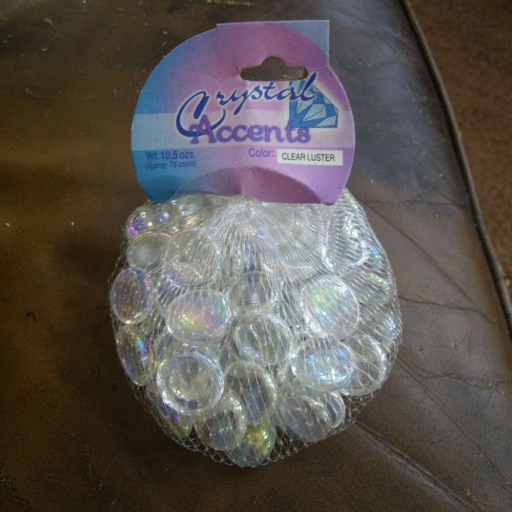 Glass Gems Dome Vase Filler Decorative Beads Marble Pebbles Stones Craft Decor